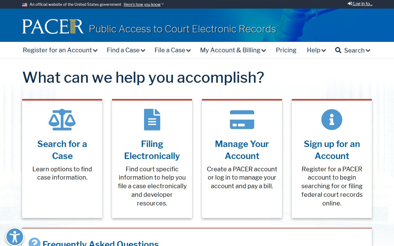 Larimer County District Court records separate PACER federal court source